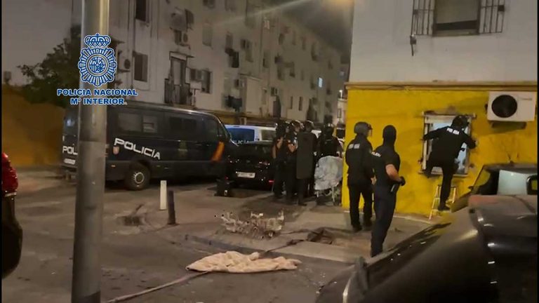 La Policía Nacional desmantela una red de narcopisos en Los Pajaritos