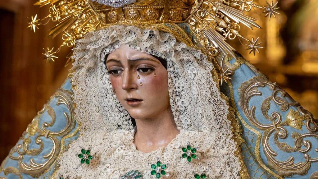 Imagen de la Virgen de la Macarena después de la tercera intervención.