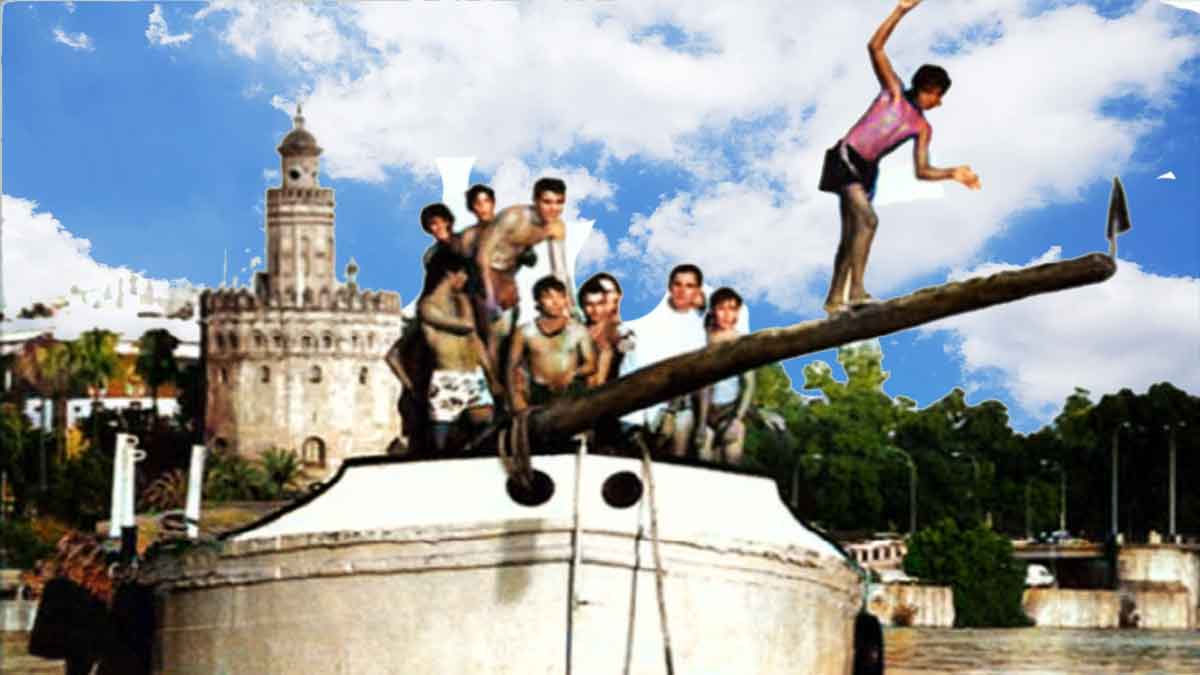La Cucaña: una tradición en la Velá de Triana 