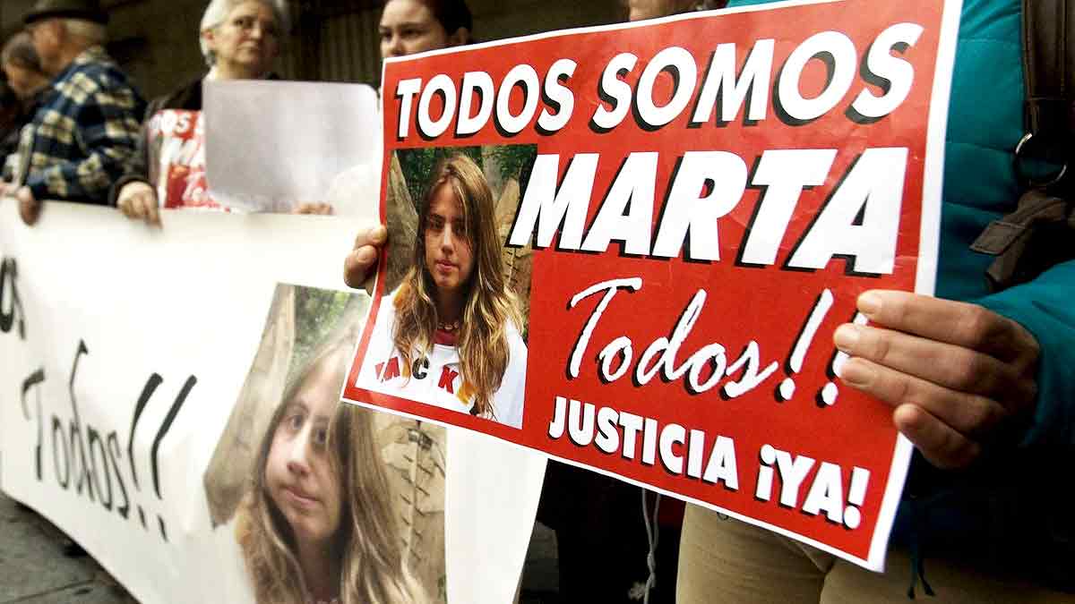 Manifestación por Marta del Castillo.