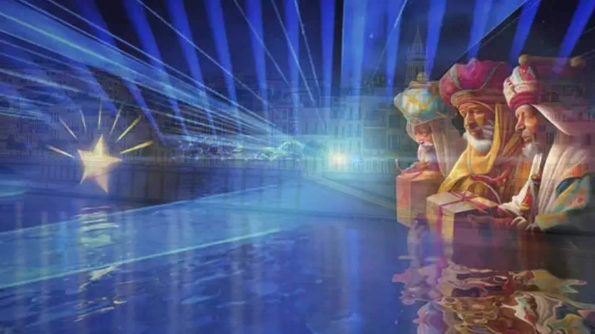 Sevilla se viste de Navidad con un nuevo espectáculo mapping sobre el Guadalquivir