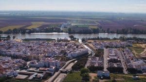 Vista de Coria del Río.