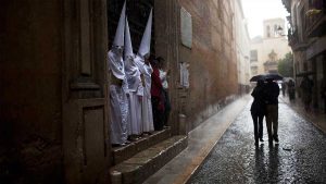 Mala previsión meteorológica para la Semana Santa en Sevilla.