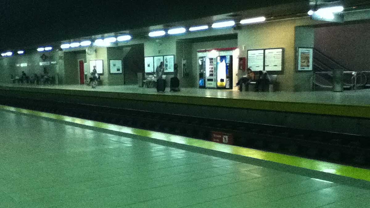 Estación de metro de Sevilla en San Bernardo.