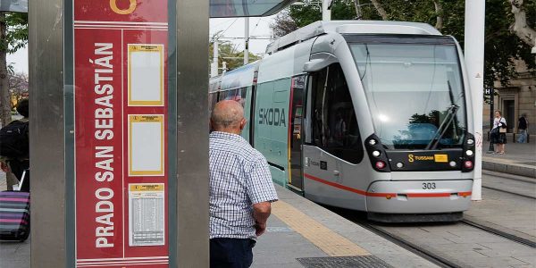 El tranvía de Sevilla, a su paso por Nervión, llegará a su estación final en septiembre