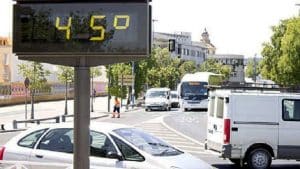 Jornadas de calor en Sevilla.