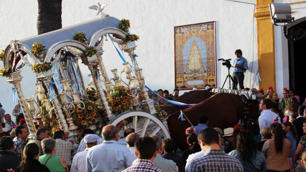 Regreso de las hermandades del Rocío.