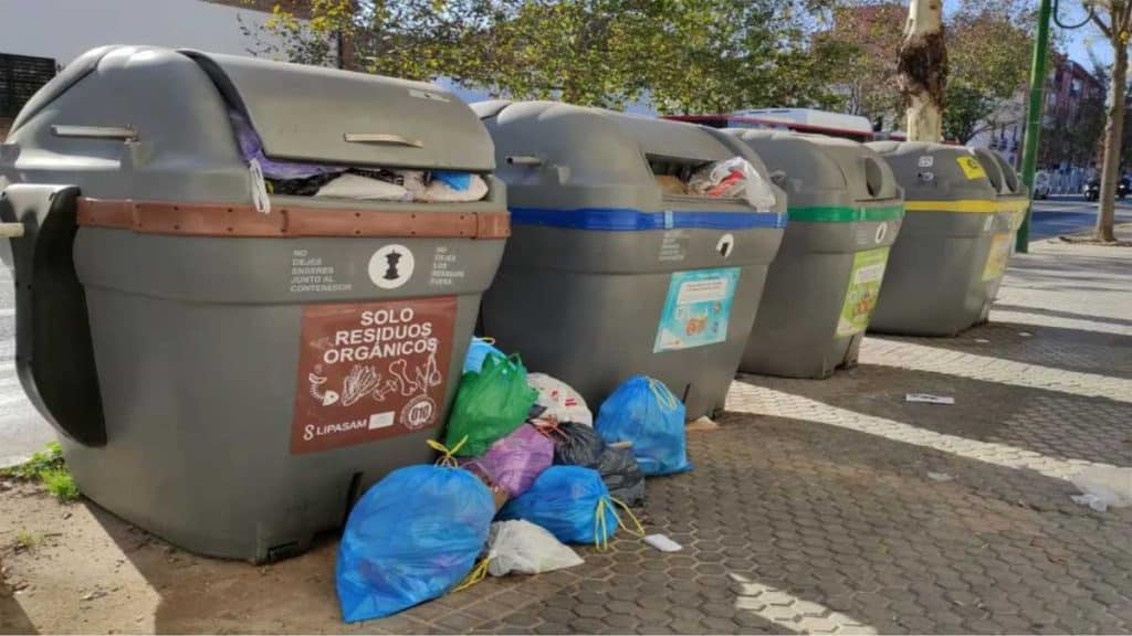 Desatenciones en limpieza en Sevilla.