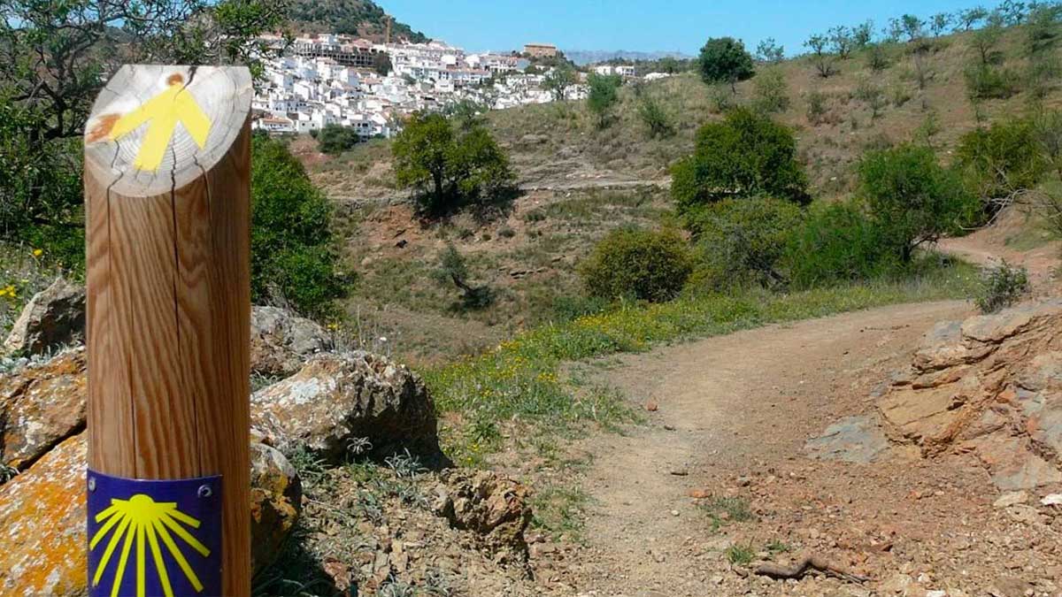 Pueblo de parada en el Camino Mozárabe.