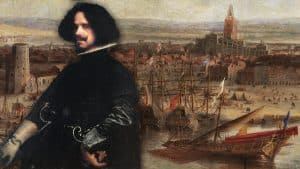 Velázquez con Sevilla al fondo.
