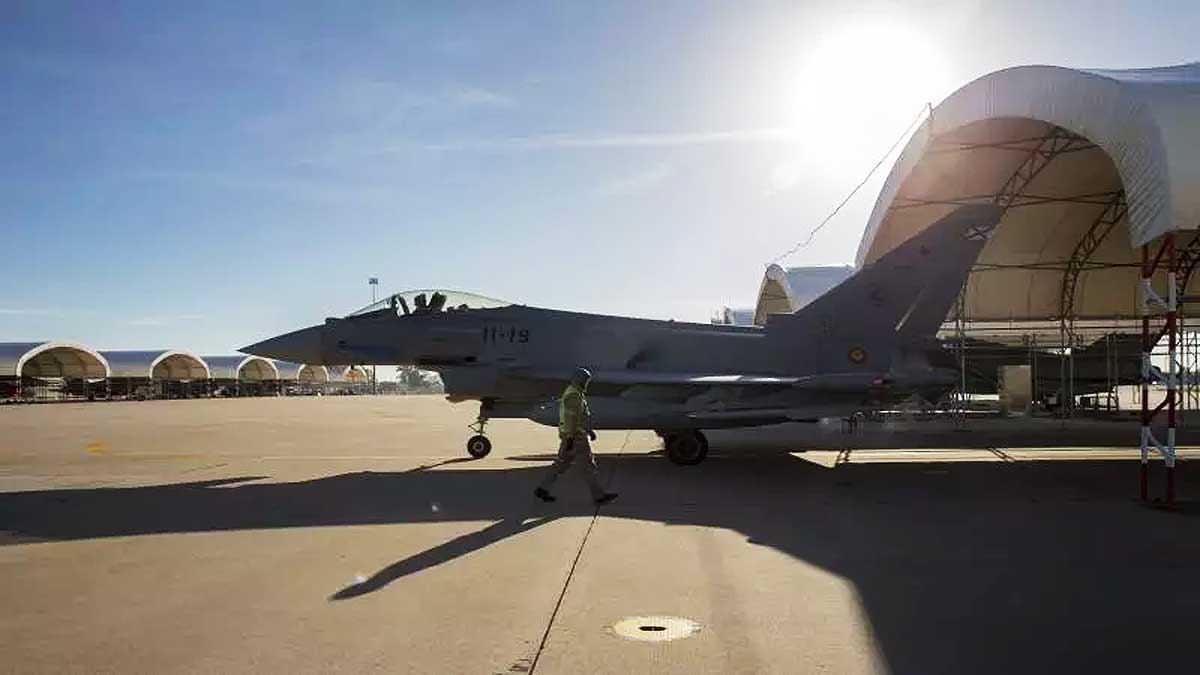 Avión de combate español.