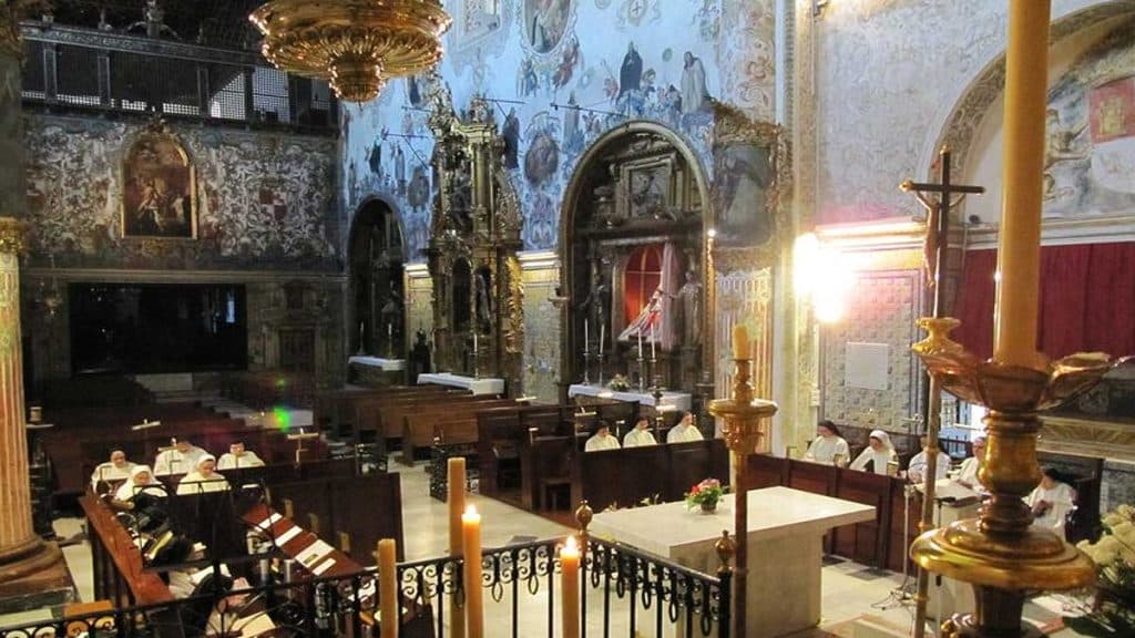 Interior del Monasterio de San Clemente.