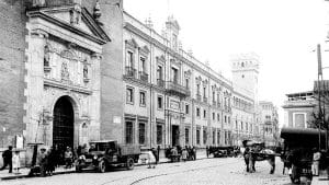 Calle Laraña en décadas pasadas.