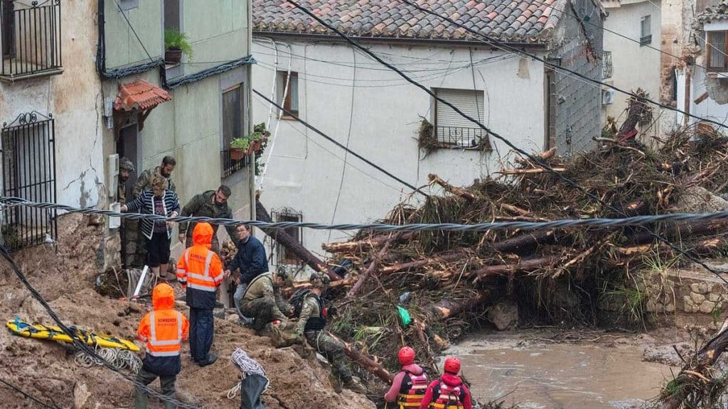 Destrucción provocada por la DANA.