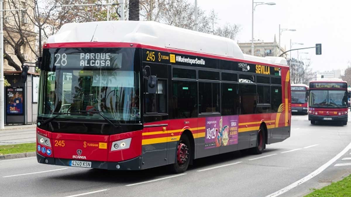 Autobús de Sevilla.