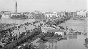 Brazo del Guadalquivir en Sevilla.