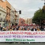 Estalla la indignación en Andalucía, más de 56.000 personas salen a la calle por la sanidad pública
