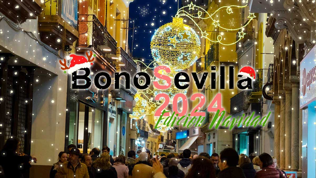 El Bono Sevilla presente en los comercios de Sevilla.