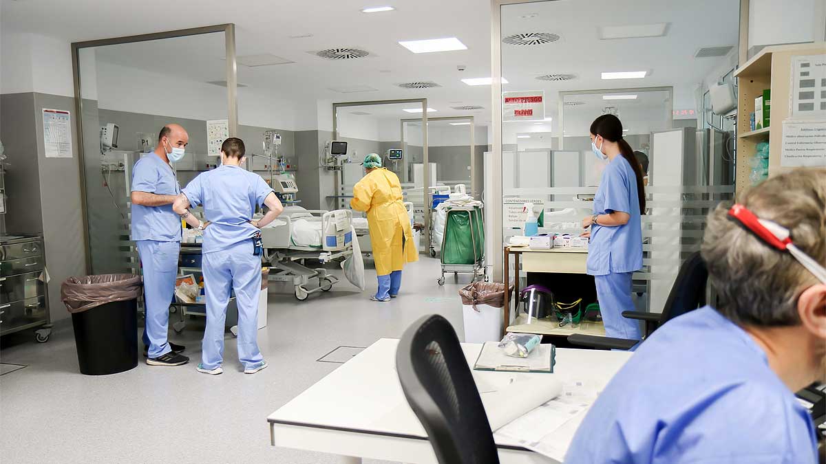 Sala del hospital Virgen del Rocío.
