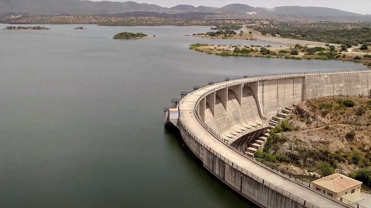 Pantano en Sevilla.