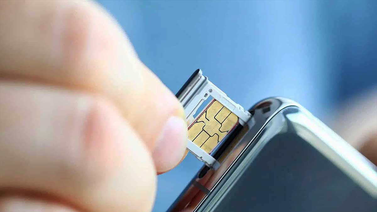 Extracción de tarjeta SIM.