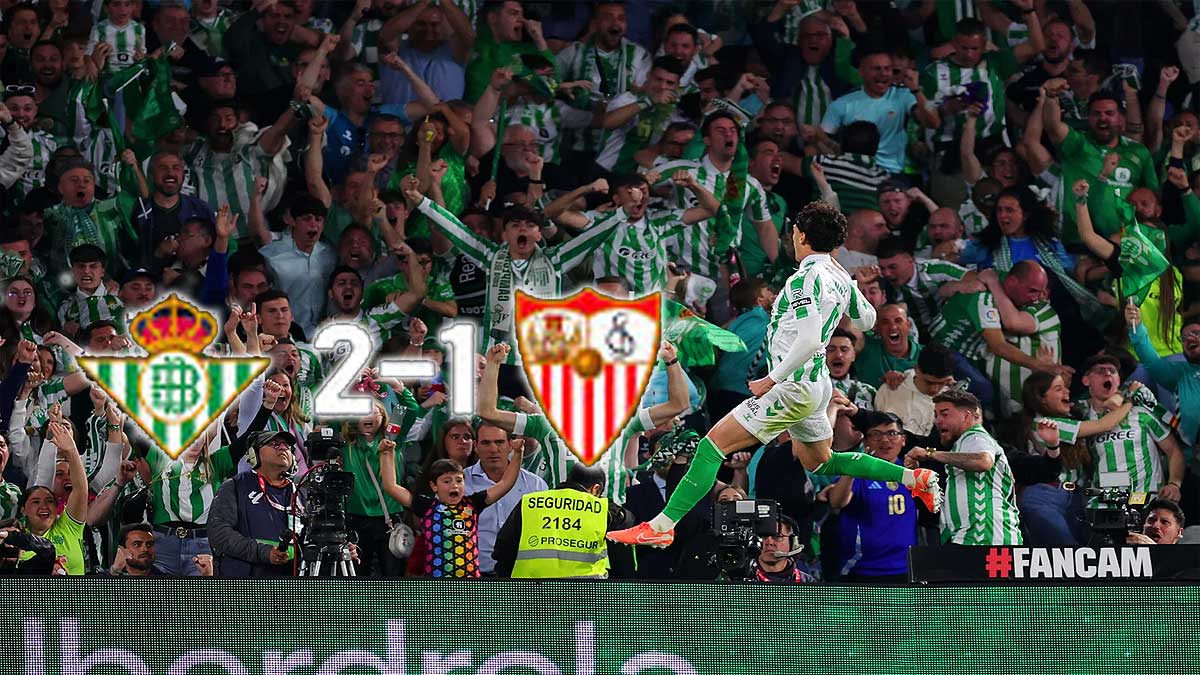 Resultado y alegría de la afición verdiblanca.
