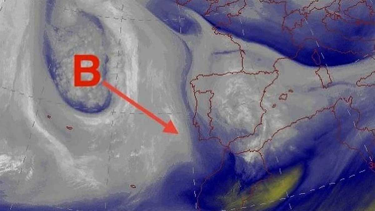 Aproximación de la borrasca Martinho.