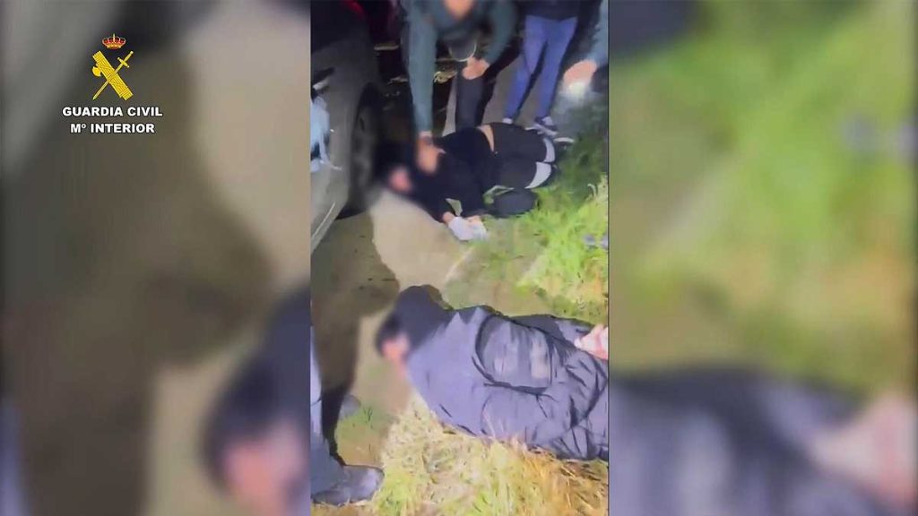 Aluniceros detenidos.