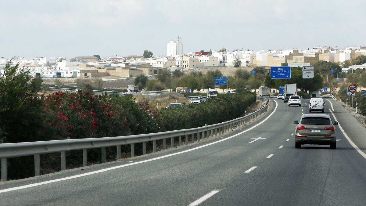 Carretera donde se produjo el incidente.