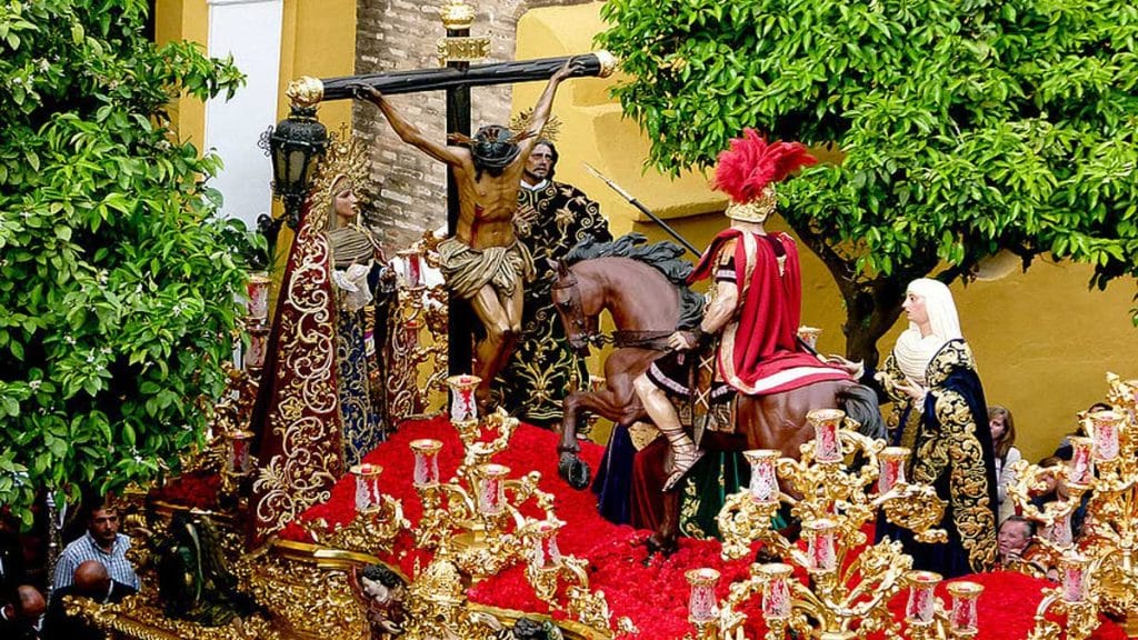 Paso de Cristo de La Lanzada.