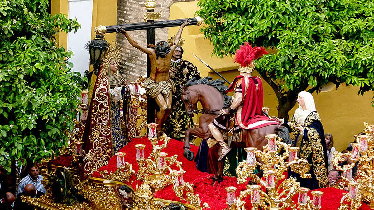 Paso de Cristo de La Lanzada.