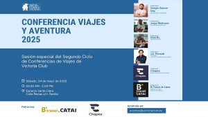 Cartel en tonos azules y blancos del Club Victoria.