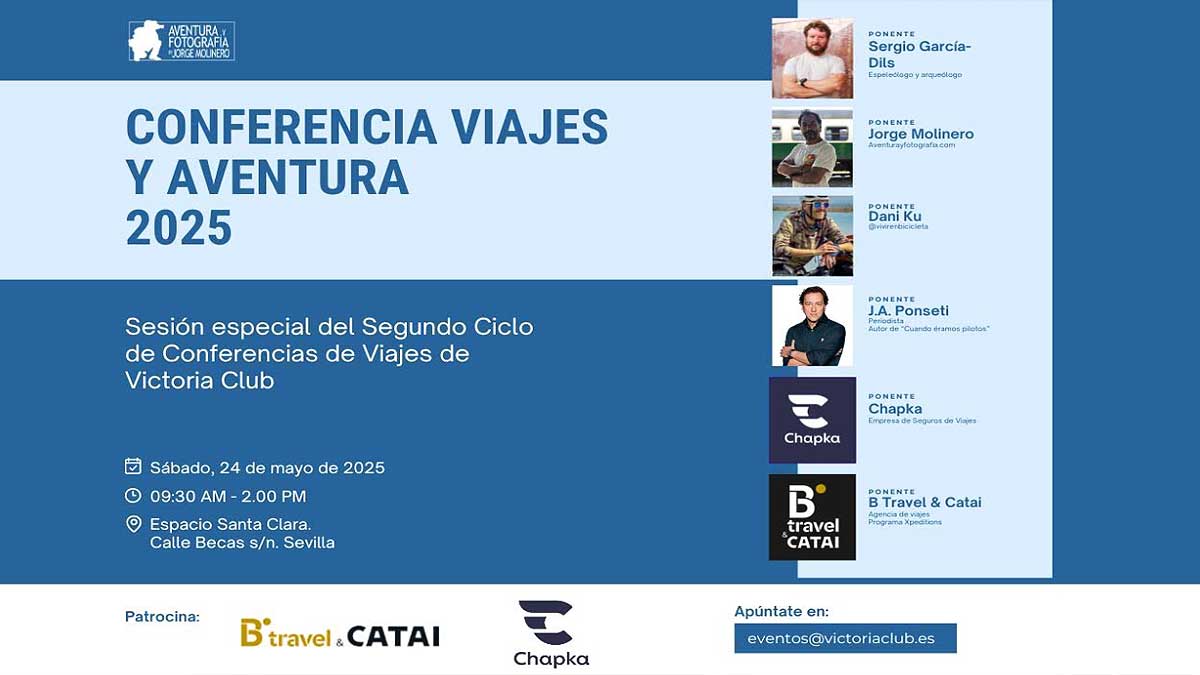 Cartel en tonos azules y blancos del Club Victoria.