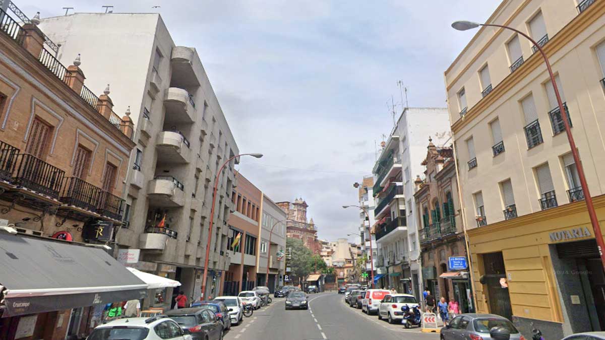 Tramo de la calle Pagés del Corro en Triana.