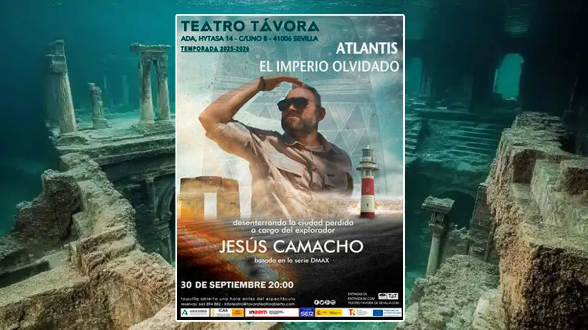 Jesús Camacho en el cartel de Atlantis.