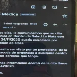 Si recibes este correo del Servicio Andaluz de Salud, bórralo de inmediato, es un fraude