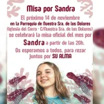 Un mes sin Sandra Peña, su familia convoca una misa y pide justicia por el acoso escolar
