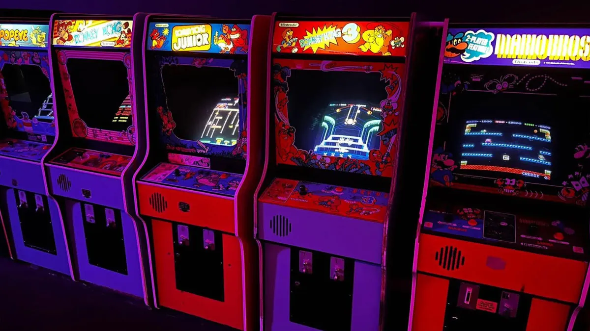 Máquinas arcades clásicas.