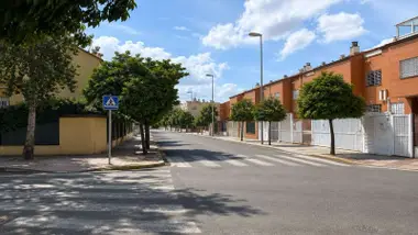 Calles de la barriada de Elcano en Sevilla.