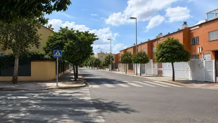 Calles de la barriada de Elcano en Sevilla.
