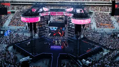 Ring donde se celebran los combates de La Velada.