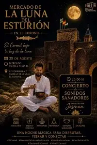 Cartel de las actividades del Castillo de la Villa de El Coronil.