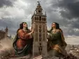 Por qué Santa Justa y Santa Rufina aparecen sosteniendo la Giralda: la leyenda que nació en Sevilla