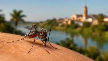 Mosquito a orillas del Guadalquivir.
