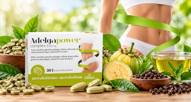 Caja de Adelgapower y elementos naturales.